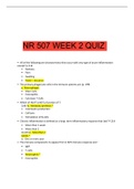 NR 507 Week 2 Quiz – Real Exam question and answers