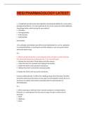 HESI PHARMACOLOGY &lpar; Latest  &rpar; Complete questions & answers &lpar;Verified answer to score Grade A&rpar;