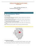 WGU D029 POPULATION HEALTH DATA BRIEF TEMPLATE(Mclean County, State of Illinois)