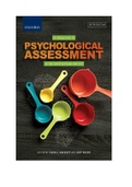 An Introduction to Psychological Assessment 5th Edition,ISBN 9780190418595