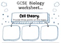 Topic: Cell Theory | Worksheet with Answers | Basic Biology | GCSE/IGCSE (AQA) Prep for Exams Subject: Biology  Age range: 11-16+  Resource type: Worksheet/Activity