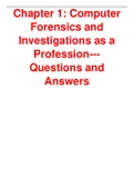 Chapter 1: Computer Forensics and Investigations as a Profession- Questions and Answers