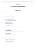 Financial Institutions Management, Saunders - Solutions, summaries, and outlines.  2022 updated