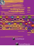 10TH EDITION LATEST VERSIONAUDITING NOTES FOR SOUTH AFRICAN STUDENTS