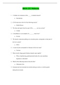 Chamberlain College of Nursing: BIOS252 A& P II Midterm Exam (Latest-2022) / BIOS 252 A& P II Midterm Exam (Review and Essay Question Answer) |100% Correct Answers, Already Graded “A”|