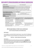Public Services - Security Procedures P1 M1 D1