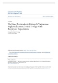 The Need For Academic Reform In Vietnamese Higher Education (VHE).pd
