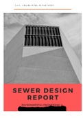 water supply and sewer design report in environmental engineering