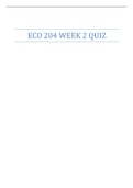 ECO 204 WEEK 2 QUIZ