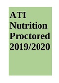 ATI Nutrition Proctored 2019