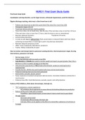 NUR211 Final Exam Study Guide / NUR 211 Final Exam Study Guide (Latest, Solution): Fundamentals of Professional Nursing/ A+Guide