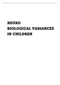 NUR 4010 final blueprint exam - Neuro Biological​ ​Variances