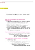 PN3 Final Study Guide DEEPLY ELABORATED