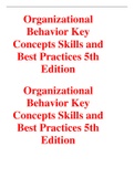 Organizational Behavior Key Concepts Skills and Best Practices 5th Edition .