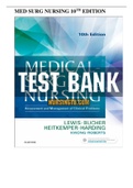 TEST BANK for Medical Surgical Nursing 10th Edition Lewis  LATEST 2022&sol;2023