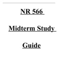 NR 566  Midterm Study Guide 