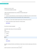 SCIN 131 Week 2 Quiz &sol; SCIN131 Week 2 Quiz&colon; American Military University &vert; Score&colon; 94 &sol; 100