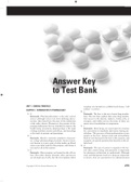 Focus on Pharmacology, Moini - Complete test bank - exam questions - quizzes (updated 2022)