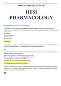 HESI Pharmacology Exam 2022