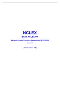 Exam (elaborations) NCLEX-PN 