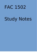 FAC1502 Study Notes