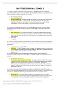 CAPSTONE PHARMACOLOGY 2