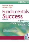 NURS MISC Fundamentals Success 3e&sol;TOP SCORE