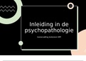 Samenvatting: inleiding in de psychopathologie 