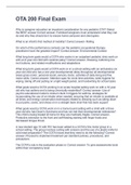 OTA 200 Final Exam Latest 2022&lpar;100&percnt; Verified&rpar;