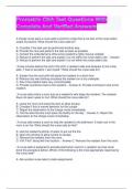 Prometric CNA Test Questions With Complete And Verified Answers
