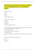 Ast Practice Exam 2 Quetions And Correct Detailed Answers 2024&sol;2025 Best Exam Top Ranked To Score A&plus;