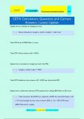 CETa Practice Test Questions and Correct Answers &vert; Latest Update