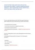 LVN EXIT RETAKE EXAM LATEST 2024 WITH ACTUAL  QUESTIONS AND CORRECT VERIFIED ANSWERS&sol;ALREADY  GRADED A&plus; 100&percnt; GUARANTEED TO PASS CONCEPTS&lpar;ALL  WHAT YOU NEED&rpar; LATEST EDITION 2024 