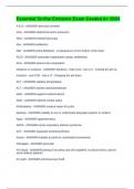 Essential Scribe Entrance Exam Graded A&plus; 2024
