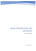 Summary Reader Work Organization and Job Design