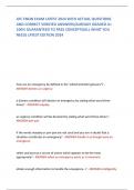 ATC ENON EXAM LATEST 2024 WITH ACTUAL QUESTIONS  AND CORRECT VERIFIED ANSWERS&sol;ALREADY GRADED A&plus;  100&percnt; GUARANTEED TO PASS CONCEPTS&lpar;ALL WHAT YOU  NEED&rpar; LATEST EDITION 2024