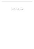 Principles of Social Psychology.