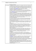 Final Exam Study Guide - NR602 &sol; NR-602 &sol; NR 602 &lpar;Latest&rpar; &colon; Primary Care of the Childbearing and Childrearing Family Practicum - Chamberlain