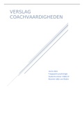 Eindverslag coachvaardigheden