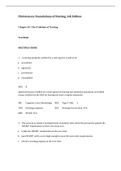 Foundations of Nursing, Lauritsen Christensen - Complete test bank - exam questions - quizzes (updated 2022)