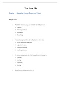 Framework for Human Resource Management, Dessler - Complete test bank - exam questions - quizzes (updated 2022)