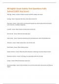 IB English Great Gatsby Test Questions Fully  Solved &lpar;100&percnt; Top Score&rpar;