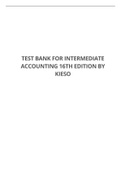 TEST BANK FOR INTERMEDIATE ACCOUNTING 16TH EDITION BY KIESO