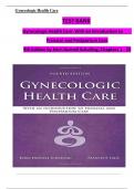  TEST BANK  Gynecologic Health Care&colon; With an Introduction to     Prenatal and Postpartum Care  4th Edition by Kerri Durnell Schuiling&semi; Chapters 1 - 35 