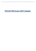 Exam (elaborations) NCLEXRNEXAM 