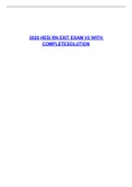 Exam &lpar;elaborations&rpar; &Tab;2020 HESI RN EXIt V2 