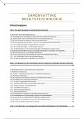 Samenvatting -  Rechtspsychologie &lpar;C01B5a2324&rpar;