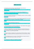 MHR 322 Exam &vert; Questions with Verified Answers
