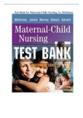 Test Bank for Maternal-Child Nursing, 5e, McKinney/Test Bank for Maternal-Child Nursing, 5e, McKinney