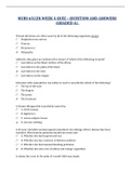 NURS 6512 QUIZ WITH QUESTIONS AND ANSWERS